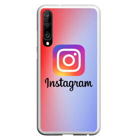 Чехол для Honor P30 с принтом INSTAGRAM в Новосибирске, Силикон | Область печати: задняя сторона чехла, без боковых панелей | insta | instagram | instagramm | social | видео | инста | инстаграм | инстаграмм | приложение | социальная сеть | фото