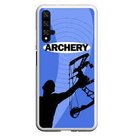 Чехол для Honor 20 с принтом Archery в Новосибирске, Силикон | Область печати: задняя сторона чехла, без боковых панелей | Тематика изображения на принте: archer | archery | bow | bow hunter | bowhunter | лук | лучник | стрельба из лука