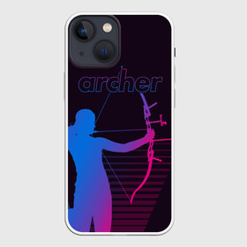 Чехол для iPhone 13 mini с принтом Archer в Новосибирске,  |  | archer | archery | bow | bow hunter | bowhunter | лук | лучник | стрельба из лука