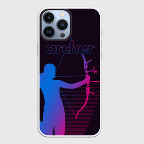 Чехол для iPhone 13 Pro Max с принтом Archer в Новосибирске,  |  | archer | archery | bow | bow hunter | bowhunter | лук | лучник | стрельба из лука