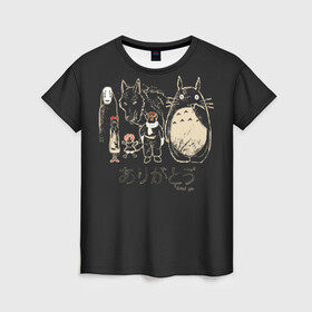 Женская футболка 3D с принтом My Neighbor Totoro группа на черном в Новосибирске, 100% полиэфир ( синтетическое хлопкоподобное полотно) | прямой крой, круглый вырез горловины, длина до линии бедер | anime | hayao miyazaki | japanese | meme | miyazaki | piano | studio ghibli | tokyo | totoro | гибли | котобус | мой | сосед | сусуватари | тонари | тоторо | хаяо миядзаки
