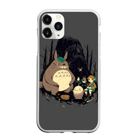 Чехол для iPhone 11 Pro Max матовый с принтом Totoro в Новосибирске, Силикон |  | anime | hayao miyazaki | japanese | meme | miyazaki | piano | studio ghibli | tokyo | totoro | гибли | котобус | мой | сосед | сусуватари | тонари | тоторо | хаяо миядзаки