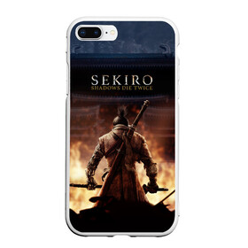 Чехол для iPhone 7Plus/8 Plus матовый с принтом Sekiro Shadows Die Twice в Новосибирске, Силикон | Область печати: задняя сторона чехла, без боковых панелей | Тематика изображения на принте: japan | sekiro | однорукий волк | самурай | секиро | сэнгоку | экшн | япония