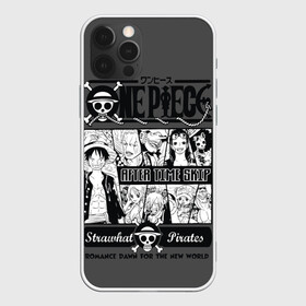 Чехол для iPhone 12 Pro с принтом Манга One Piece  в Новосибирске, силикон | область печати: задняя сторона чехла, без боковых панелей | anime | kaido | luffy | manga | one piece | theory | zoro | большой куш | ван | луффи | манга | манки д | мульт | пираты | пис | рыжий | сёнэн | сериал | шанкс