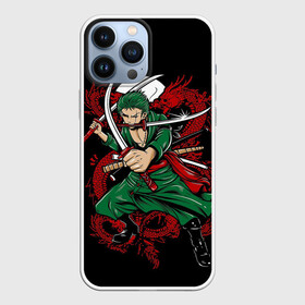 Чехол для iPhone 13 Pro Max с принтом Зеленый воин One Piece в Новосибирске,  |  | anime | kaido | luffy | manga | one piece | theory | zoro | большой куш | ван | луффи | манга | манки д | мульт | пираты | пис | рыжий | сёнэн | сериал | шанкс