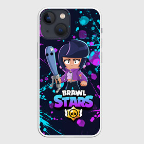 Чехол для iPhone 13 mini с принтом BRAWL STARS BIBI. в Новосибирске,  |  | bib | brawl stars | bull | colt | crow | leon | leon shark | moba | sally leon | shark | акула | берли | биби | бравл старс | ворон | жанр | игра | кольт | леон | леон акула | нита | спайк | шелли