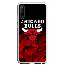 Чехол для Honor P30 с принтом CHICAGO BULLS в Новосибирске, Силикон | Область печати: задняя сторона чехла, без боковых панелей | bulls | chicago | chicago bulls | nba | red bulls | usa | америка | быки | нба | сша | чикаго буллс