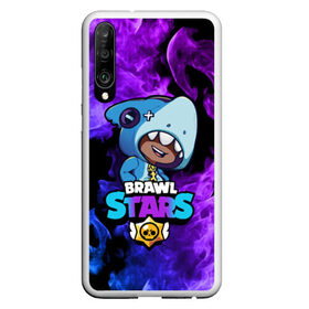 Чехол для Honor P30 с принтом Brawl Stars LEON SHARK в Новосибирске, Силикон | Область печати: задняя сторона чехла, без боковых панелей | 8 bit | 8 бит | brawl | brawl stars | crow | leon | shark | stars | акула | бравл | бравл старс | браво старс | игра | компьютерная | кров | леон | леон акула | онлайн | старс | шарк