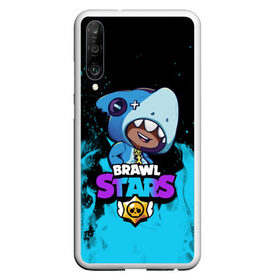 Чехол для Honor P30 с принтом Brawl Stars LEON SHARK в Новосибирске, Силикон | Область печати: задняя сторона чехла, без боковых панелей | 8 bit | 8 бит | brawl | brawl stars | crow | leon | shark | stars | акула | бравл | бравл старс | браво старс | игра | компьютерная | кров | леон | леон акула | онлайн | старс | шарк