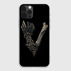 Чехол для iPhone 12 Pro Max с принтом Vikings (bones logo) в Новосибирске, Силикон |  | bones | good | skull | viking | vikings | бог | викинг | викинги | кости | скандинавы | череп | язычник