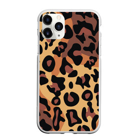 Чехол для iPhone 11 Pro Max матовый с принтом Кошачий окрас в Новосибирске, Силикон |  | Тематика изображения на принте: гепард | животные | камуфляж | кошки | окрас | пантера | природа | раскрас | тигр