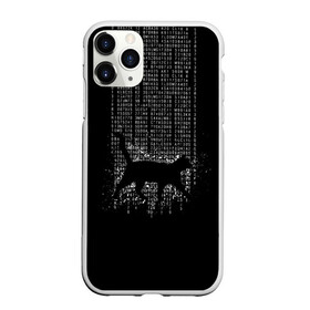 Чехол для iPhone 11 Pro Max матовый с принтом Matrix cat в Новосибирске, Силикон |  | matrix | андерсон | всемогущий | дежавю | киану | код | кот | матрица | поверь | ривз | себя | томас