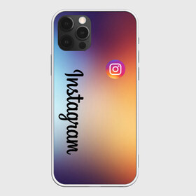 Чехол для iPhone 12 Pro Max с принтом Instagram в Новосибирске, Силикон |  | Тематика изображения на принте: 