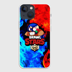 Чехол для iPhone 13 mini с принтом Brawl Stars El Primo в Новосибирске,  |  | bibi | brawl stars | brock | bull | crow | dinomike | el primo | leon | mobile game | nita | poko | ricochet | stars | tara | бравл старс | ворон | леон | мобильные игры