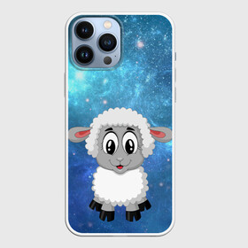 Чехол для iPhone 13 Pro Max с принтом Овечка в Новосибирске,  |  | детство | животные | забавный | копыта | кудряшки | лес | мохнатый | овечка | овца | пастбище | поле | уши | шерсть