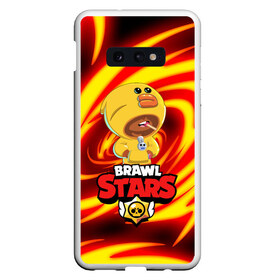 Чехол для Samsung S10E с принтом BRAWL STARS SALLY LEON ЛЕОН в Новосибирске, Силикон | Область печати: задняя сторона чехла, без боковых панелей | bibi | brawl stars | coach mike | crow | evil gene | gale | gene | leon | leon shark | max | mecha crow | mortis | mr.p | nani | phoenix | sally leon | sandy | spike | sprout | surge | tara | virus 8 bit | werewolf | волна | ворон | джин | л