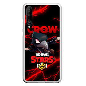 Чехол для Honor P30 с принтом BRAWL STARS CROW в Новосибирске, Силикон | Область печати: задняя сторона чехла, без боковых панелей | brawl stars | crow | leon | leon shark | sally leon | shark | stars | акула | берли | ворон | леон | леон акула | спайк | эль примо