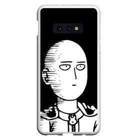 Чехол для Samsung S10E с принтом ONE-PUNCH MAN в Новосибирске, Силикон | Область печати: задняя сторона чехла, без боковых панелей | one punch man | onepunchman | oppai | saitama | ван панч мен | ванпанчмен | макото миядзаки | сайтама | человек один удар