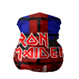 Бандана-труба 3D с принтом Iron Maiden в Новосибирске, 100% полиэстер, ткань с особыми свойствами — Activecool | плотность 150‒180 г/м2; хорошо тянется, но сохраняет форму | iron maiden | англия | британия | металл | музыка | рок