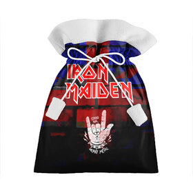 Подарочный 3D мешок с принтом Iron Maiden в Новосибирске, 100% полиэстер | Размер: 29*39 см | iron maiden | англия | британия | металл | музыка | рок