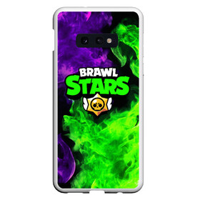 Чехол для Samsung S10E с принтом BRAWL STARS в Новосибирске, Силикон | Область печати: задняя сторона чехла, без боковых панелей | bibi | brawl stars | coach mike | crow | evil gene | gale | gene | leon | leon shark | max | mecha crow | mortis | mr.p | nani | phoenix | sally leon | sandy | spike | sprout | surge | tara | virus 8 bit | werewolf | акула | бравл старс | во