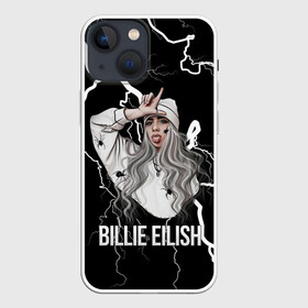 Чехол для iPhone 13 mini с принтом BILLIE EILISH в Новосибирске,  |  | ayelish | bad guy | bellyache | bilie eilish | bilie elish | billie | billie eilish | eilish | electronic | elish | music | били айлиш | билли айлиш | эйлиш | элиш