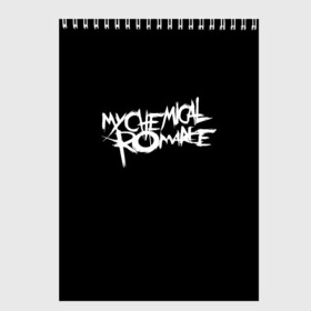 Скетчбук с принтом My Chemical Romance spider в Новосибирске, 100% бумага
 | 48 листов, плотность листов — 100 г/м2, плотность картонной обложки — 250 г/м2. Листы скреплены сверху удобной пружинной спиралью | music | my chemical romance | rock | боб брайар | джеймс дьюис | джерард уэи | майки уэи | музыка | рок | рэй торо | фрэнк айеро