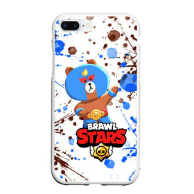 Чехол для iPhone 7Plus/8 Plus матовый с принтом BRAWL STARS EL BROWN в Новосибирске, Силикон | Область печати: задняя сторона чехла, без боковых панелей | bib | brawl stars | colt | crow | el brown | leon | leon shark | max | moba | sally leon | shark | акула | берли | биби | бравл старс | браун | ворон | жанр | игра | кольт | леон | леон акула | макс | нита | шелли