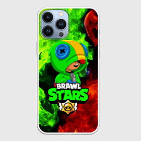 Чехол для iPhone 13 Pro Max с принтом BRAWL STARS LEON | ЛЕОН в Новосибирске,  |  | Тематика изображения на принте: brawl stars | crow | leon | leon shark | sally leon | shark | stars | акула | берли | ворон | леон | леон акула | спайк | эль примо