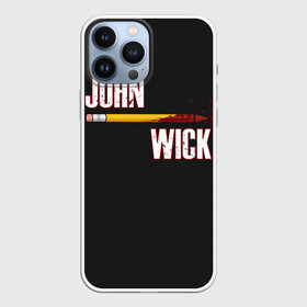 Чехол для iPhone 13 Pro Max с принтом John Wick в Новосибирске,  |  | Тематика изображения на принте: baba yaga | chapter | franchise | halle berry | john wick | keanu reeves | parabellum | баба яга | глава | джон уик 3 | киану ривз | парабеллум | франшиза