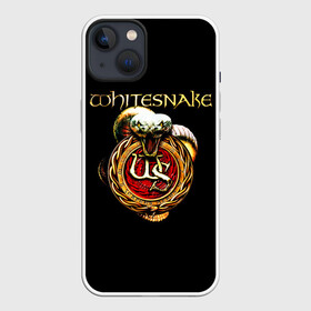 Чехол для iPhone 13 с принтом Whitesnake в Новосибирске,  |  | Тематика изображения на принте: blues rockglam metalheavy metal | david coverdale | hard rock | whitesnake | белая змея | блюз рок | глэм метал | дэвид ковердэйл | змея | хард рок | хеви метал