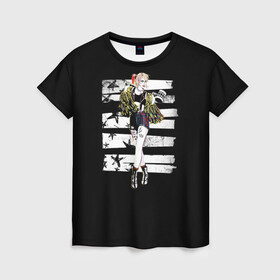 Женская футболка 3D с принтом Harley Quinn в Новосибирске, 100% полиэфир ( синтетическое хлопкоподобное полотно) | прямой крой, круглый вырез горловины, длина до линии бедер | birds of prey | harley quinn | марго робби | потрясающая история харли квин | харли квин | хищные птицы