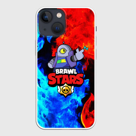 Чехол для iPhone 13 mini с принтом BRAWL STARS RICOCHET в Новосибирске,  |  | bibi | brawl stars | brock | bull | crow | dinomike | el primo | leon | mobile game | nita | poko | ricochet | stars | tara | бравл старс | ворон | леон | мобильные игры