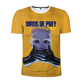 Мужская футболка 3D спортивная с принтом Birds of Prey Black mask в Новосибирске, 100% полиэстер с улучшенными характеристиками | приталенный силуэт, круглая горловина, широкие плечи, сужается к линии бедра | Тематика изображения на принте: birds of prey | black mask | harley quinn | потрясающая история харли квин | харли квин | хищные птицы | черная маска