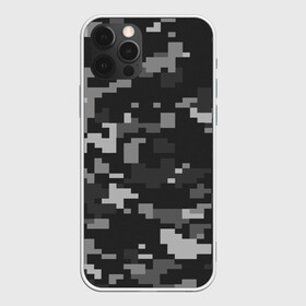 Чехол для iPhone 12 Pro с принтом Пиксельный камуфляж  в Новосибирске, силикон | область печати: задняя сторона чехла, без боковых панелей | военный камуфляж | камуфляж | комуфляж | пиксели | пиксель | пиксельный камуфляж