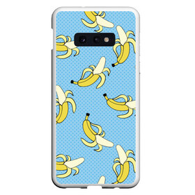 Чехол для Samsung S10E с принтом Banana art в Новосибирске, Силикон | Область печати: задняя сторона чехла, без боковых панелей | banana | pop art | банан | бананы | поп арт