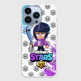 Чехол для iPhone 13 Pro с принтом BRAWL STARS BIBI. в Новосибирске,  |  | bib | brawl stars | colt | crow | el brown | leon | leon shark | max | moba | sally leon | shark | акула | берли | биби | бравл старс | браун | ворон | жанр | игра | кольт | леон | леон акула | макс | нита | шелли