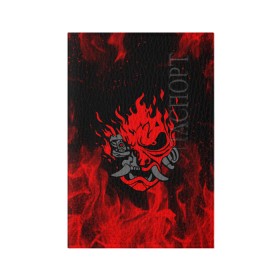 Обложка для паспорта матовая кожа с принтом CYBERPUNK 2077 KEANU REEVES в Новосибирске, натуральная матовая кожа | размер 19,3 х 13,7 см; прозрачные пластиковые крепления | bright | cd project red | cyberpunk 2077 | fire | flame | heat | keanu reeves | light | samurai | wildfire | искры | киану ривз | киберпанк 2077 | огненный | огонь | пламя | пожар | самураи