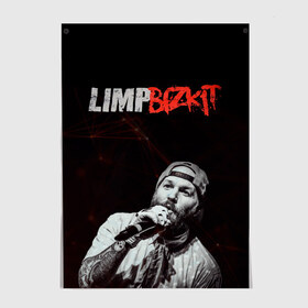 Постер с принтом Limp Bizkit в Новосибирске, 100% бумага
 | бумага, плотность 150 мг. Матовая, но за счет высокого коэффициента гладкости имеет небольшой блеск и дает на свету блики, но в отличии от глянцевой бумаги не покрыта лаком | limp bizkit | лимп бискит | музыка | рок