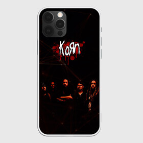 Чехол для iPhone 12 Pro с принтом Korn в Новосибирске, силикон | область печати: задняя сторона чехла, без боковых панелей | korn | корн | музыка | рок