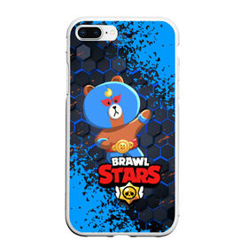 Чехол для iPhone 7Plus/8 Plus матовый с принтом BRAWL STARS EL BROWN в Новосибирске, Силикон | Область печати: задняя сторона чехла, без боковых панелей | bib | brawl stars | colt | crow | el brown | leon | leon shark | max | moba | sally leon | shark | акула | берли | биби | бравл старс | браун | ворон | жанр | игра | кольт | леон | леон акула | макс | нита | шелли