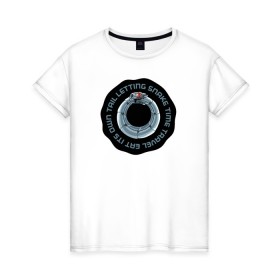 Женская футболка хлопок с принтом SNAKE TIME в Новосибирске, 100% хлопок | прямой крой, круглый вырез горловины, длина до линии бедер, слегка спущенное плечо | cyborg_snake | rick and morty | snakes | space snake | vdgerir | рик и морти