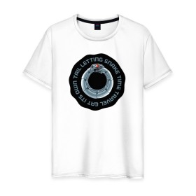 Мужская футболка хлопок с принтом SNAKE TIME в Новосибирске, 100% хлопок | прямой крой, круглый вырез горловины, длина до линии бедер, слегка спущенное плечо. | cyborg_snake | rick and morty | snakes | space snake | vdgerir | рик и морти
