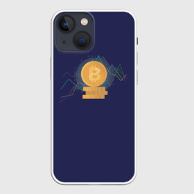 Чехол для iPhone 13 mini с принтом Биткоин в Новосибирске,  |  | bitcoin | coin | cryptocurrency | currency | gold | mining | money | symbol | биткоин | богатство | валюта | деньги | золото | интернет | коин | крипта | криптовалюта | майнинг | символ | трейдер