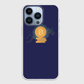 Чехол для iPhone 13 Pro с принтом Биткоин в Новосибирске,  |  | Тематика изображения на принте: bitcoin | coin | cryptocurrency | currency | gold | mining | money | symbol | биткоин | богатство | валюта | деньги | золото | интернет | коин | крипта | криптовалюта | майнинг | символ | трейдер
