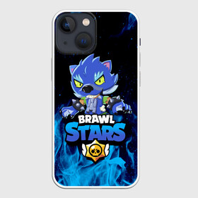 Чехол для iPhone 13 mini с принтом BRAWL STARS LEON   ЛЕОН ОБОРОТЕНЬ в Новосибирске,  |  | brawl stars | crow | leon | leon shark | leon werewolf | sally leon | shark | stars | werewolf | акула | берли | ворон | леон | леон акула | оборотень | оборотень леон | спайк | эль примо