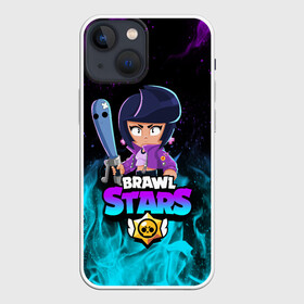 Чехол для iPhone 13 mini с принтом BRAWL STARS BIBI в Новосибирске,  |  | bibi | brawl stars | crow | leon | leon shark | sally leon | shark | stars | акула | биби | ворон | леон | леон акула | спайк