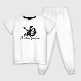 Детская пижама хлопок с принтом Танцующий в Новосибирске, 100% хлопок |  брюки и футболка прямого кроя, без карманов, на брюках мягкая резинка на поясе и по низу штанин
 | майкл джексон чёрно белый силуэт