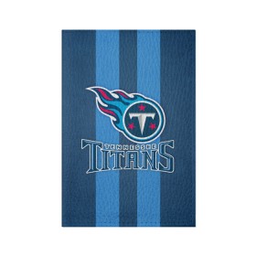 Обложка для паспорта матовая кожа с принтом Tennessee Titans в Новосибирске, натуральная матовая кожа | размер 19,3 х 13,7 см; прозрачные пластиковые крепления | tennessee titans | американский футбол | мяч | теннесси тайтенс | футбол