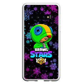 Чехол для Samsung Galaxy S10 с принтом BRAWL STARS НОВОГОДНИЙ в Новосибирске, Силикон | Область печати: задняя сторона чехла, без боковых панелей | Тематика изображения на принте: brawl stars | brawl stars новогодний | christmas | crow | leon | leon shark | new year | shark | stars | акула | ворон | леон | леон акула | новогодний | новый год | спайк